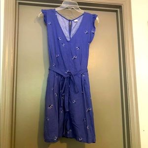 Old Navy Purple Blue Floral Romper